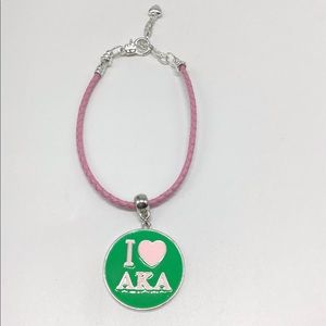 AKA Leather Bracelet